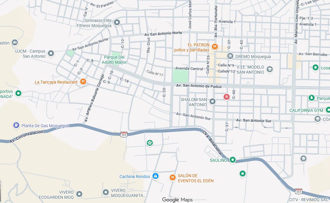 Ubicación de AutoSur